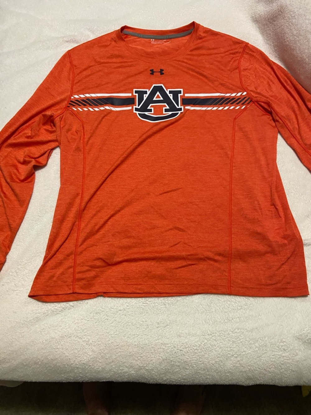 Under Armour Orange Heathered HeatGear Performance Tee